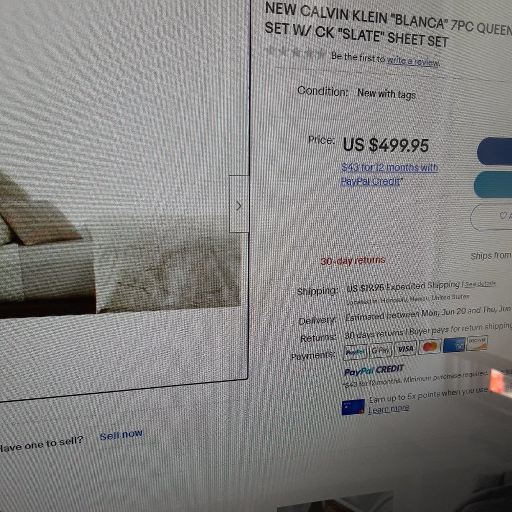 Calvin Klein BLANCA SMOKE - Duvet Cover Set - Picture 5 of 9